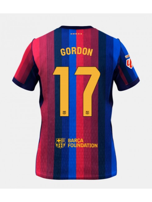 Moški Nogometna dresi replika Barcelona Anthony Gordon #17 Domači 2026-27 Kratek rokav Moški Nogometna dresi replika Barcelona Anthony Gordon #17 Domači 2026-27 Kratek rokav